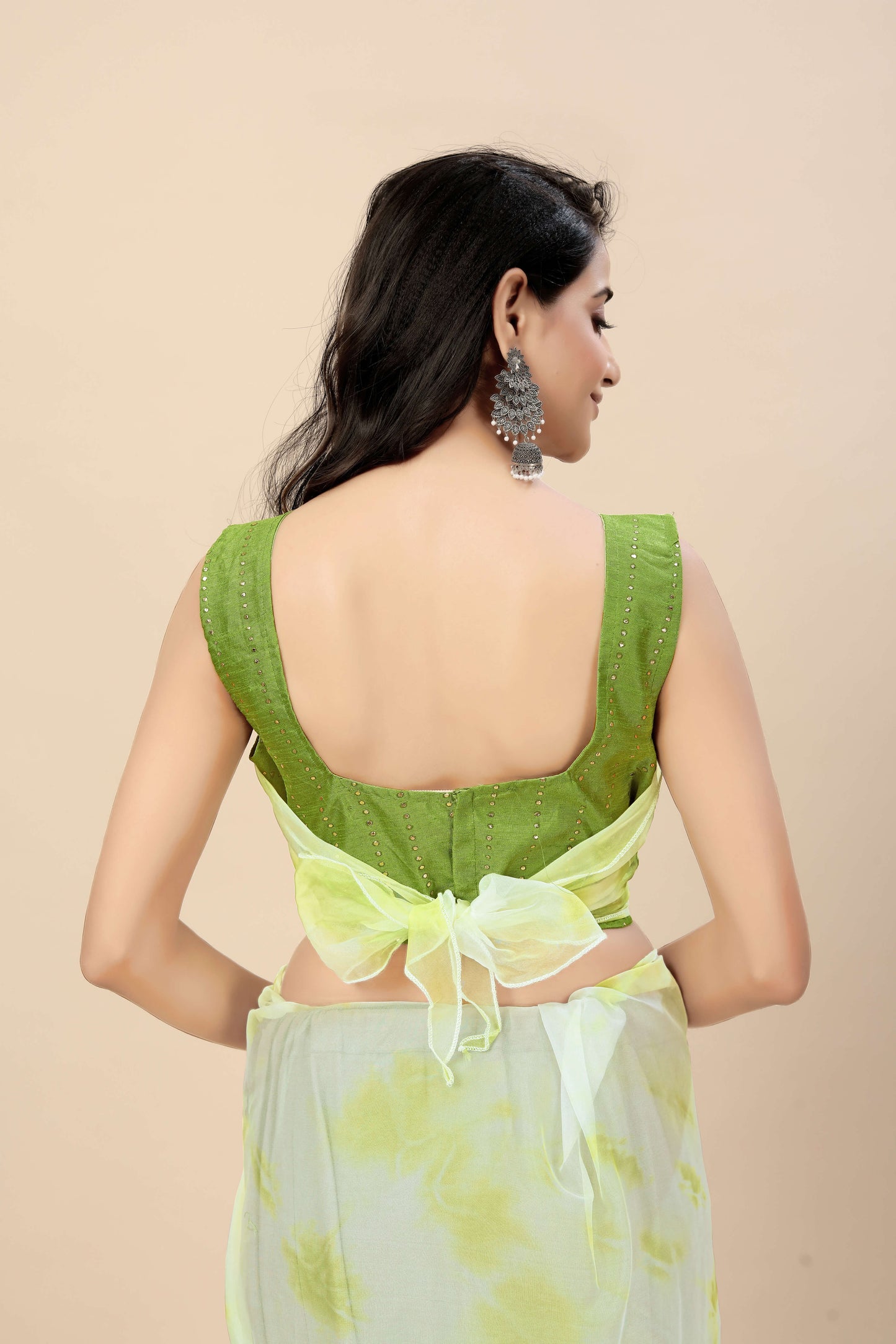 Organza saree with Art silk Blouse